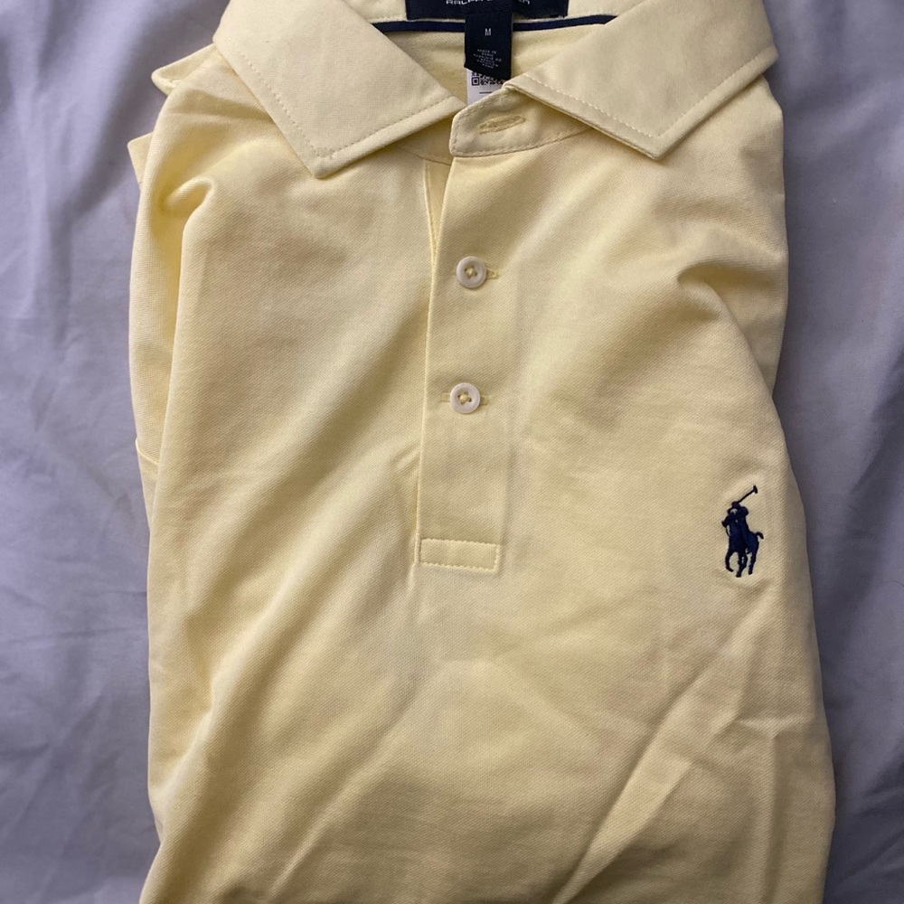 RLX Ralph Lauren Yellow Polo Shirt